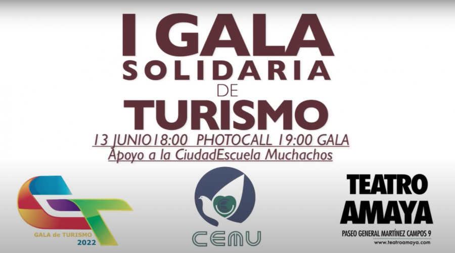 I GALA SOLIDARIA DE TURISMO apoyo a la CIUDADESCUELA MUCHACHOS